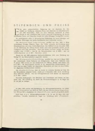 Stipendien und Preise