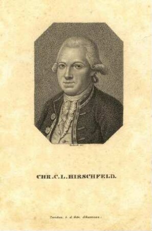 Bildnis von Christian Cay Lorenz Hirschfeld (1742-1792)