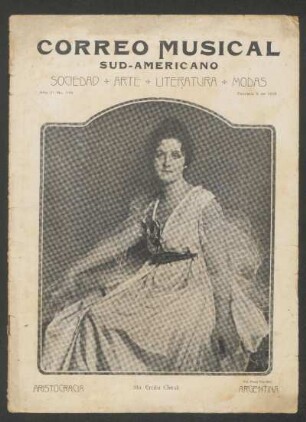 Aristocracia argentina - Sta. Ercilia Chiodi : Fot. Franz Van Riel