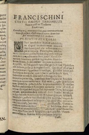 [Prima Pars Principialis Tractatus Feudorum]