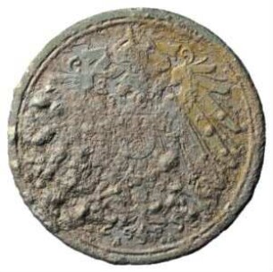 Fundmünze, Pfennig, 1890