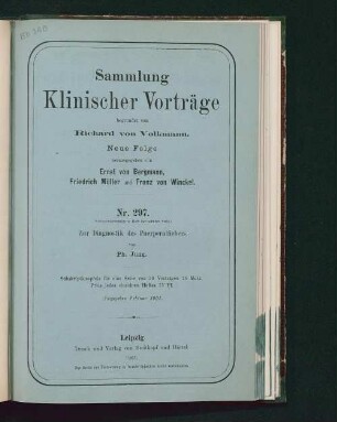 Zur Diagnostik des Puerperalfiebers