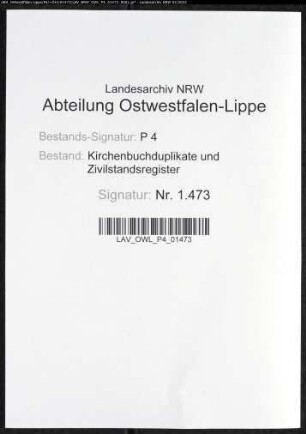 Kirchenbuchduplikat der evangelisch-reformierten Gemeinde Hennen (GHT 1871-1872). (Gemeinde: Hennen, evangelisch-reformierte Gemeinde)