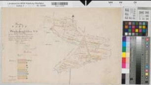 Beerlage (Billerbeck), Teilung des Weghakenfeldes, Brouillonkarte