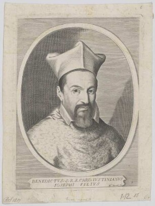 Bildnis des Benedictvs Ivstinianvs