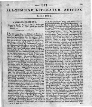 Laborde, L. de: Voyage de l'Arabie Pétrée. Paris: Giard 1830 (Beschluss von Nr. 116)