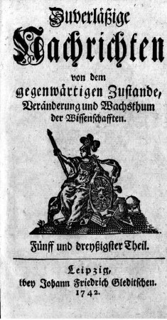 Fünff und dreyßigster Theil.