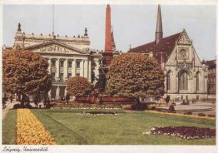 Leipzig: Universität mit Universitätskirche