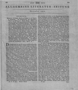 Menzel, C. A.: Die Geschichten der Deutschen. Bd. 1-7. Breslau: Graß & Barth 1815-21