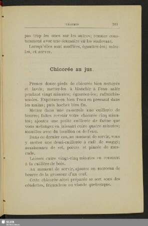(Chicorée)