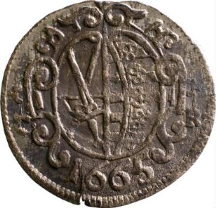 Münze, Dreier (NZ), 1665