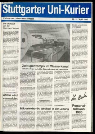 Heft Nr. 21 / April 1985