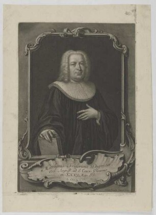 Bildnis des Matthaeus Fridericus Degmair