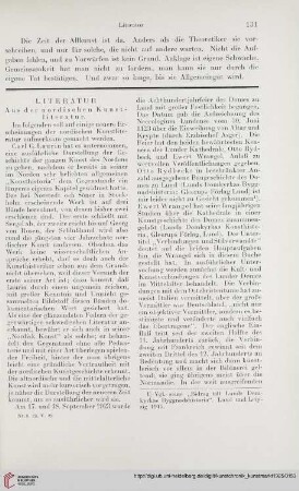 Literatur / [Notizen] / Kunstmarkt