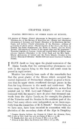 Chapter XXXV. Glacial Phenomena Of Other Parts Of Europe