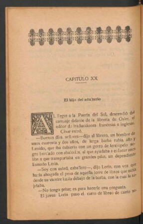 Capítulo XX - El hijo del adulterio