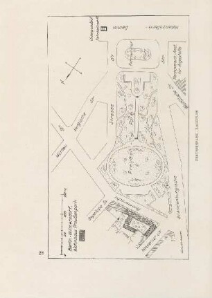 Karte: Preussenpark. Lageplan