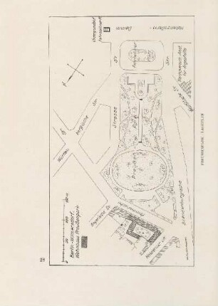 Karte: Preussenpark. Lageplan