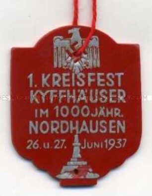 Deutscher Reichskriegerbund Kyffhäuser, 1. Kreisfest in Nordhausen