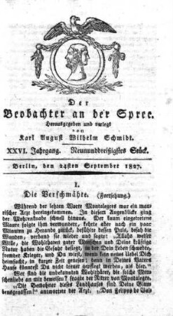 39. Stueck, 24. September 1827