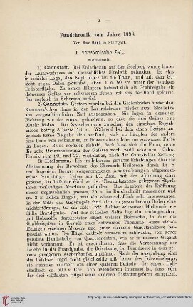 6: Fundchronik vom Jahre 1898