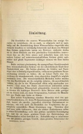 Isaac Newton und seine physikalischen Principien : ein Hauptstück aus der Entwickelungsgeschichte der modernen Physik