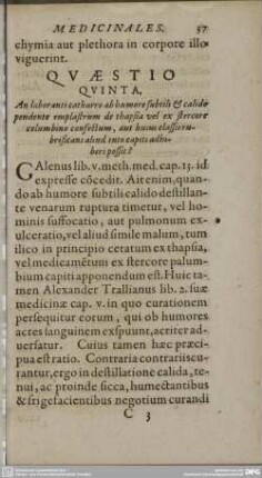 Quaestio Quinta.