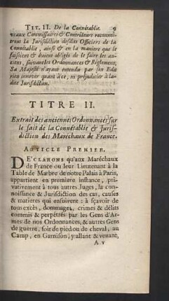 Titre II.