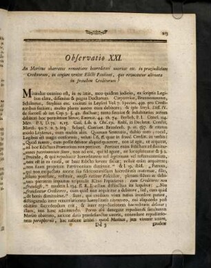 213-222, Observatio XXI - XXII