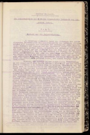 Dritter Abschnitt. Die Julirevolution und Murhards literarische Tätigkeit der folgenden Jahre.