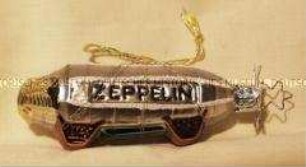 Glasbehang für Weihnachtsbaum: Zeppelin