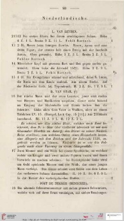 Niederländische (Nr. 12 - 20)