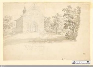 Das alte Kirchlein bey Belsen am Farrenberg : 3. Sept. 1818