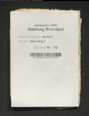 Vermischte Briefe