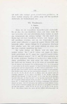 VII. Tendenzen.