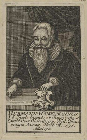 Bildnis des Hermann Hamelmannus
