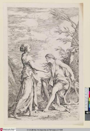 [Apollon et la Sybille Cumée; Apollo und die cymäische Sibylle]