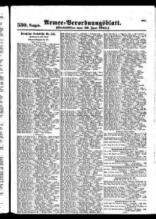 530.Ausgabe. Donnerstag, 10. Juni 1915