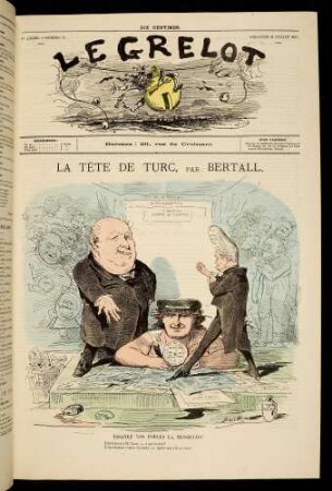 La tête de turc, par Bertall