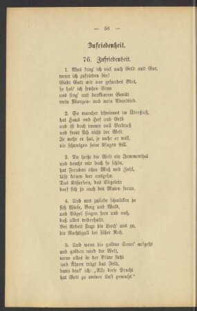 Zufriedenheit