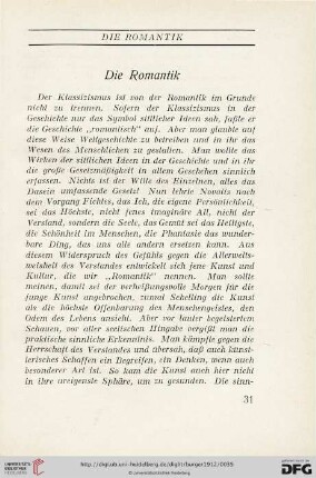 Die Romantik