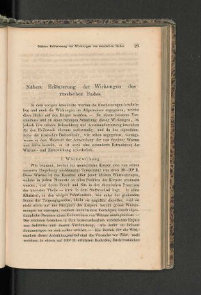Nähere Erläuterung der Wirkungen des russichen Bades.