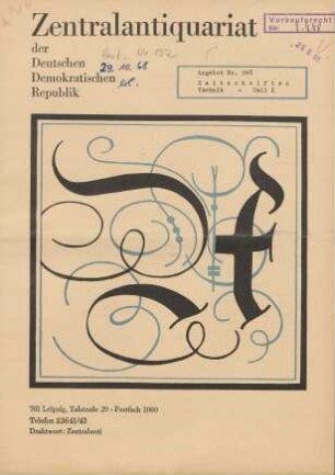 Nr. 968: Zeitschriften Technik - Teil X