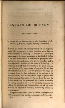 Annals of botany. 2. 1806