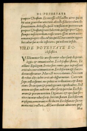 De Potestate Ecclesiastica.