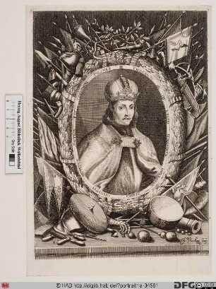 Bildnis Friedrich der Schöne, Erzherzog von Österreich, 1314-22 römisch-deutscher (Gegen)König