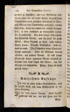 174-183, Achtzehente Anfrage