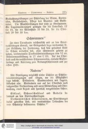 Schwimmen