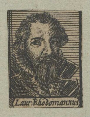 Bildnis des Laurentius Rhodoman
