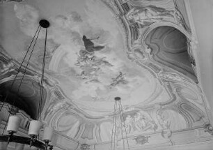 Dahlen, Schloss, Kaisersaal, Deckemalerei